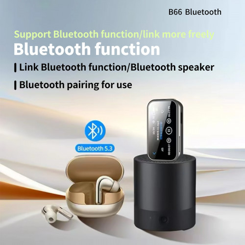 8G-128GB Touch Screen Mini Bluetooth MP3 Player +Clip HIFI Music Player E-book FM Radio Audio Voice Recorder Sports Walkman MP4