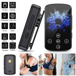 2024 Brand New MP3 MP4 Bluetooth Player C Port Charging Button Touch Screen Dual Control, Maximum Expansion Capacity 128gb 