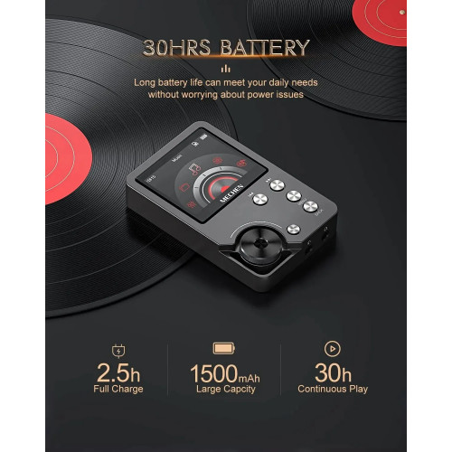High Quality Lossless MP3 Player/MECHEN-M30/HiFi/with 64GB Memory Card Support Up to 256GB