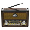 Vintage Home  AM/FM/SW Radio with Light Portable Wireless Bluetooth Audio TF Card USB Flash Disk MP3 Player