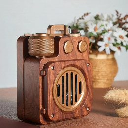 Unique Retro Radio BluetoothCompatible Speaker Portable Wireless Vintage Speaker Old Fashion Style As20 Retro Speaker 