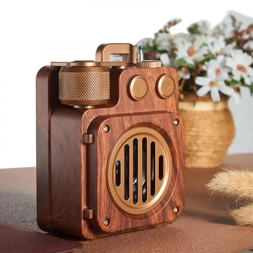 Unique Retro Radio BluetoothCompatible Speaker Portable Wireless Vintage Speaker Old Fashion Style As20 Retro Speaker