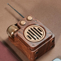 Unique Retro Radio BluetoothCompatible Speaker Portable Wireless Vintage Speaker Old Fashion Style As20 Retro Speaker