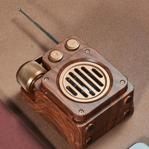 Unique Retro Radio BluetoothCompatible Speaker Portable Wireless Vintage Speaker Old Fashion Style As20 Retro Speaker