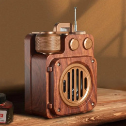 Unique Retro Radio BluetoothCompatible Speaker Portable Wireless Vintage Speaker Old Fashion Style As20 Retro Speaker