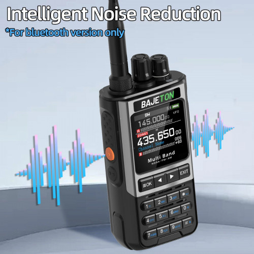 BAJETON BJ-8300 Walkie Talkie SW MW LW AM SSB CB Receive Wireless Bluetooth Phone Programming Station NOAA Police Two Way Radio