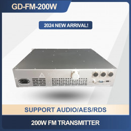 200W FM Transmitter 87.5-108M Radio Broadcast Equipments FM Transmitter  Radio Station Transmitter+Feeder+Single Dipole Antenna