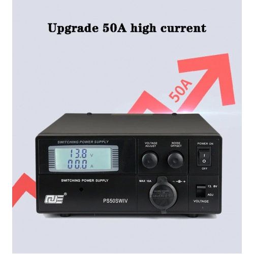 Refinement 4th generation PS50SWIV vehicle base shortwave radio DC communication switching power supply 13.8V 50A
