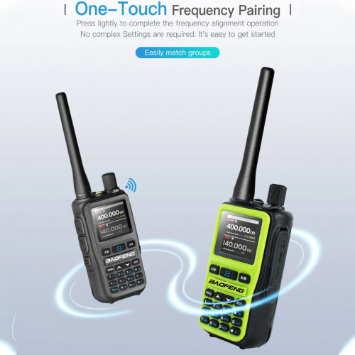 BAOFENG UV-5R Mini Walkie Talkie Multi Band Bluetooth Programming Wireless Copy Frequency 999CH AM FM Long Range Two Way Radio