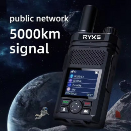 Zello SIM 4G POC LTE Portable Walkie Talkie Handheld Two-way Radio Long Range Dual SIM Card Slots Global 5000km