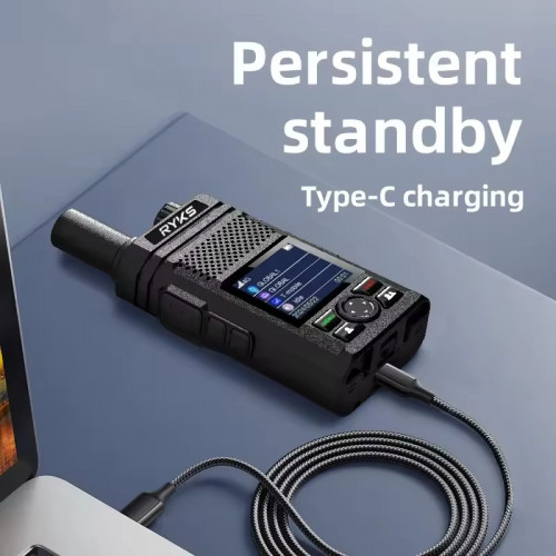 Zello SIM 4G POC LTE Portable Walkie Talkie Handheld Two-way Radio Long Range Dual SIM Card Slots Global 5000km