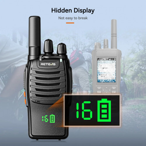 Retevis H777H Walkie Talkie 6 PCS Two-way Radio Walkie-talkie PMR/FRS Communication Radio Portable With Six-way Charger Intercom