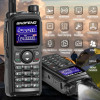 Baofeng UV-28 PRO Max Walkie Talkie 10W Multi-Band Wireless Copy Frequency Long Range Receiver Type-C AM Two Way Portable Radio