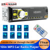 1 Din Car Radio Bluetooth MP3 Player AUX USB TF USB Audioo Multimedia Players Hands-Free Calling Locate The Car through the APP