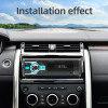 1 Din Car Radio Bluetooth MP3 Player AUX USB TF USB Audioo Multimedia Players Hands-Free Calling Locate The Car through the APP
