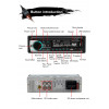 BQCC 1din Universal Car Radio MP3 Player DAB/FM/BT/AUX/USB/TF/Mobile Phone Charging 7 Color Lights Car Radio JSD520