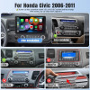 10.1 Inch Wireless Car Stereo for Honda Civic 2006-2011 CarPlay Android Auto Touch Screen Car Radio with Backup Camera GPS WIFI