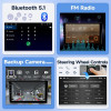 10.1 Inch Wireless Car Stereo for Honda Civic 2006-2011 CarPlay Android Auto Touch Screen Car Radio with Backup Camera GPS WIFI