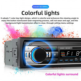 Intelligent Voice Car Radio Stereo Mp3 Player Digital Bluetooth FM Receiver Auto Radio With AUX/USB/TF Card In Dash Kit 