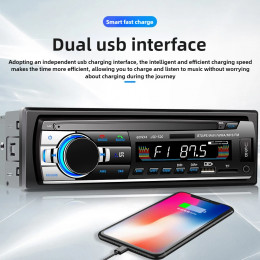 Intelligent Voice Car Radio Stereo Mp3 Player Digital Bluetooth FM Receiver Auto Radio With AUX/USB/TF Card In Dash Kit