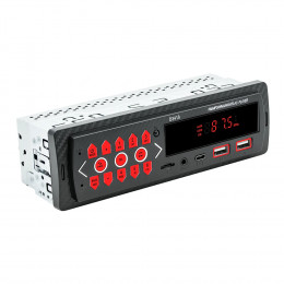 ESSGOO Car Radio 1 DIN Stereo FM Bluetooth MP3 Audio Player Cellphone Handfree Digital USB/SD With In Dash Aux Input 
