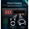 ESSGOO Car Radio 1 DIN Stereo FM Bluetooth MP3 Audio Player Cellphone Handfree Digital USB/SD With In Dash Aux Input