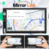 HIPPCRON 7inch Car Radio 2din HD Touch Screen MP5 Player Bluetooth 12V FM ISO Power Aux Input Mirror Link Multimedia Player