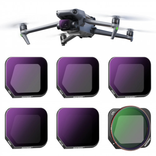 Neewer 6 Pcs ND/CPL Filter Set For DJI Mavic 3 Classic HD Optical Glass Neutral Density ND8/16/32/64/128 Filter/CPL Drone Filter