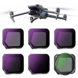 Neewer 6 Pcs ND/CPL Filter Set For DJI Mavic 3 Classic HD Optical Glass Neutral Density ND8/16/32/64/128 Filter/CPL Drone Filter