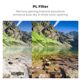 K&F Concept Drone Filter Set for DJI NEO Multi-Coated HD UV CPL ND8 ND16 ND32 ND64 Polarizer Neutral Density Drone Lenses Filter