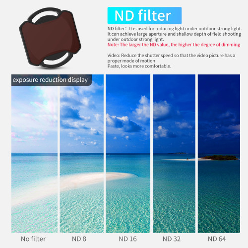 RCSTQ ND Filter For DJI Avata 2 Optical Glass Lenses Adjustable Filter Set ND8 ND16 ND32 ND64 UV CPL Drone Lens Accessories