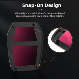 BRDRC Lens Filter Set For DJI Air 3S UV CPL ND8/16/32/64 LPR Optical Glass HD imaging Quick Release Drone Photography Accessory