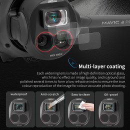 For DJI Mavic 4 Pro Wide Angle Lens Filter 110° Wide-Angle Lens Filters HD Optical Glass Anti-scratch Lens Drone Accessories