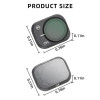 DIY Drone Filter For DJI Mini 3 Pro Camera Lens Filters Kit UV CPL ND 6/16/32 Mini 3 Optical Glass Lens Drone Accessories