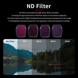 RCSTQ Lens Filter For DJI Air 3S UV/CPL/LPR/ND8/ND16/ND32/ND64 Multifunction Drone-Specific Filter Set Optical Glass Accessories