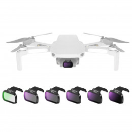 NEEWER 6 Pack ND CPL Filters For DJI Mini 4K/2/Mavic/SE/2 SE, Drone Lens Accessories, Snap On Circular Polarizing Neutral