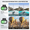 NEEWER 6 Pack ND CPL Filters For DJI Mini 4K/2/Mavic/SE/2 SE, Drone Lens Accessories, Snap On Circular Polarizing Neutral