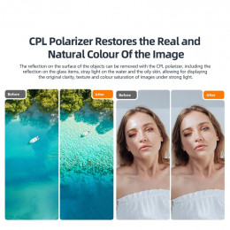 Camera Lens Filter For Insta360 GO 3S UV CPL Polarizing Protective ND8 ND16 ND32 ND64 PL Night Star Camera Filter Accessories