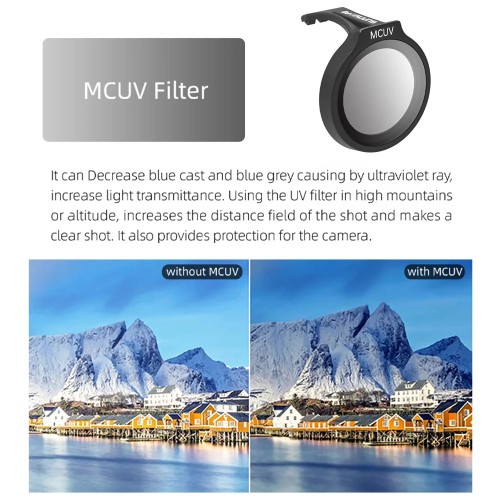 Lens Filter for DJI Neo ND Filters Set Camera Lens Filter Kit ND MCUV HD Optical Glass Camera Filter for DJI Neo Accessories
