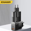 Essager USB Type C Fast Charger 33W QC PD 3.0 Dual Port Mini Portable Adapter For IPhone 16 15 14 IPad Xiaomi Fast Wall Chargers