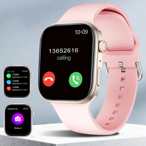 Smart watch, customizable dial, multiple sports modes, answer/make calls, message reminders, suitable for both men and women
