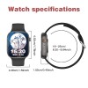 Smart watch, customizable dial, multiple sports modes, answer/make calls, message reminders, suitable for both men and women