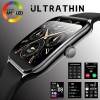 New Ultra Thin Smart Watch men 1.96" AMOLED HD Pixel Display Always Show Time BT Call Reminder Smartwatch Ladies For Android iOS -  44
