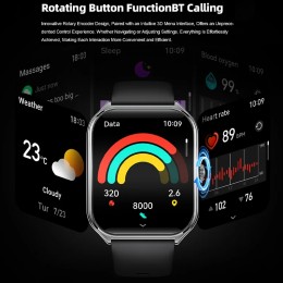 New Ultra Thin Smart Watch men 1.96" AMOLED HD Pixel Display Always Show Time BT Call Reminder Smartwatch Ladies For Android iOS -  44