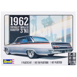 Level 4 Model Kit 1962 Chevrolet Impala Hardtop 3-in-1 Kit 1/25 Scale Model by Revell