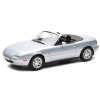 1991 Mazda MX-5 Convertible Silver Metallic 1/18 Diecast Model Car by Norev