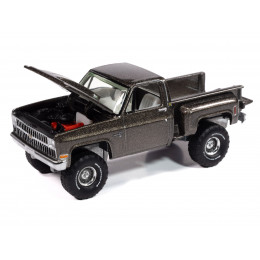 1981 Chevrolet Silverado Stepside Pickup Truck Graystone Metallic 