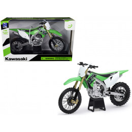 Kawasaki KX 450F Green 1/12 Diecast Motorcycle Model by New Ray