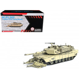 United States M1A2 SEP (System Enhancement Package) Abrams Tank with Mine Plow (Travel Mode) #132 