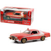 1976 Ford Gran Torino Red with White Stripe (Weathered Version)